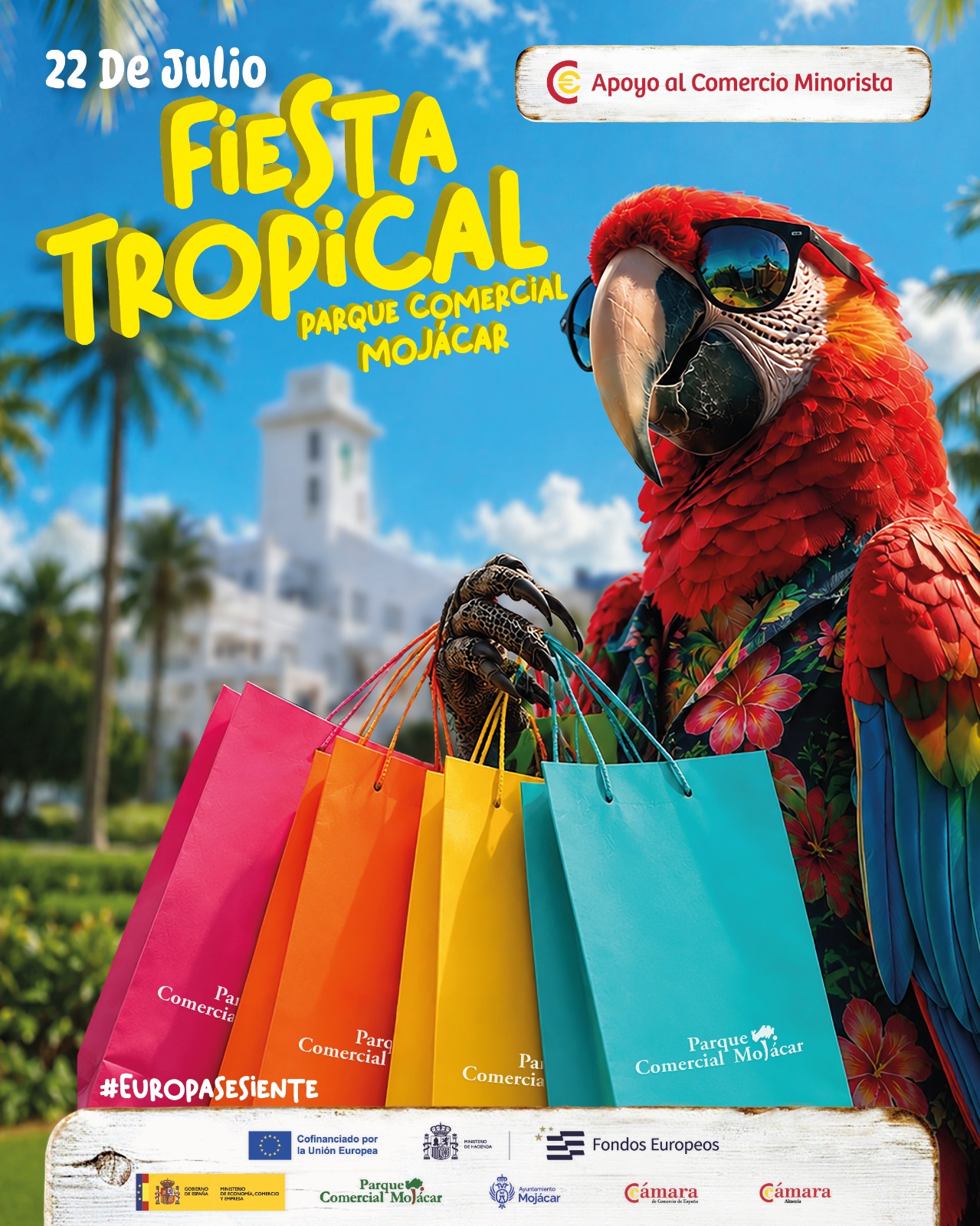 Fiesta Tropical en el Parque Comercial Mojácar 